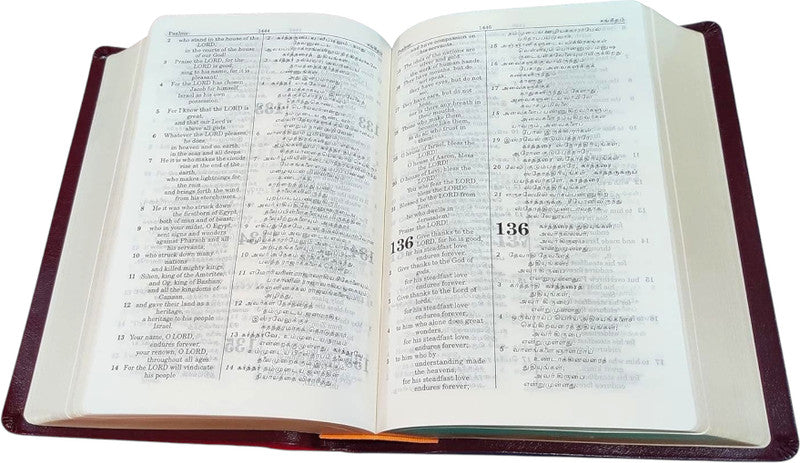 Limited Edition Holy Bible English Tamil Diglot Edition (Royal Size, Hardbound) – Parallel Bilingual Scripture For Study & Devotion