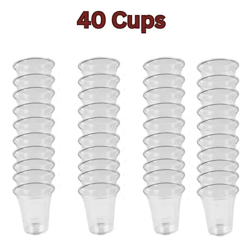40-Cup Acrylic Communion Tray for Church Services