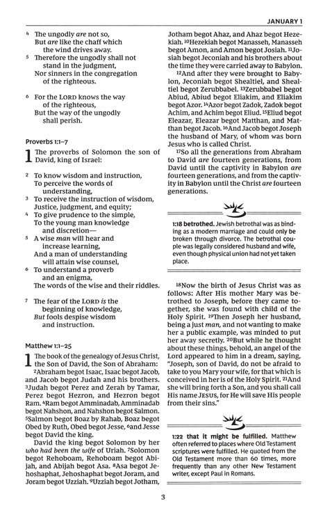 NKJV The MacArthur Daily Bible, 2nd Edition: Hardbound Personal Size