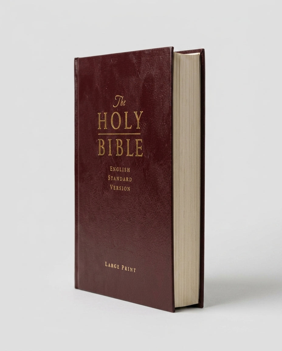 ESV Large Print Pew and Worship Bible, B + NKJV Thinline Bible | Christian Bible Se Combo