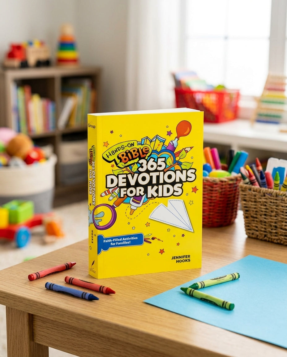 Children's Devotional Book — Playroom Lifestyle | Generated by Modelize