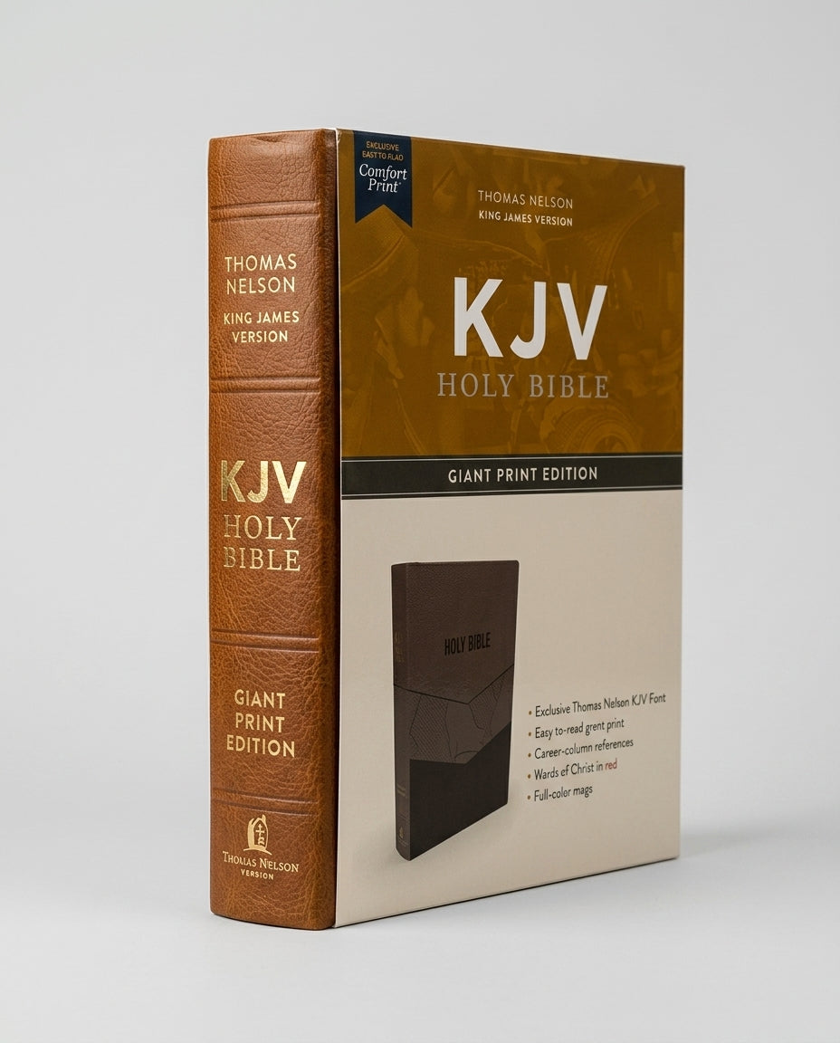 KJV Gaint Print Center-Column Reference  + ESV Large Print Pew and Worship Bible, B Combo