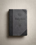 KJV Holy Bible Giant Print Two-Tone Faux + KJV Thinline Large Print Bible with Zipp Combo
