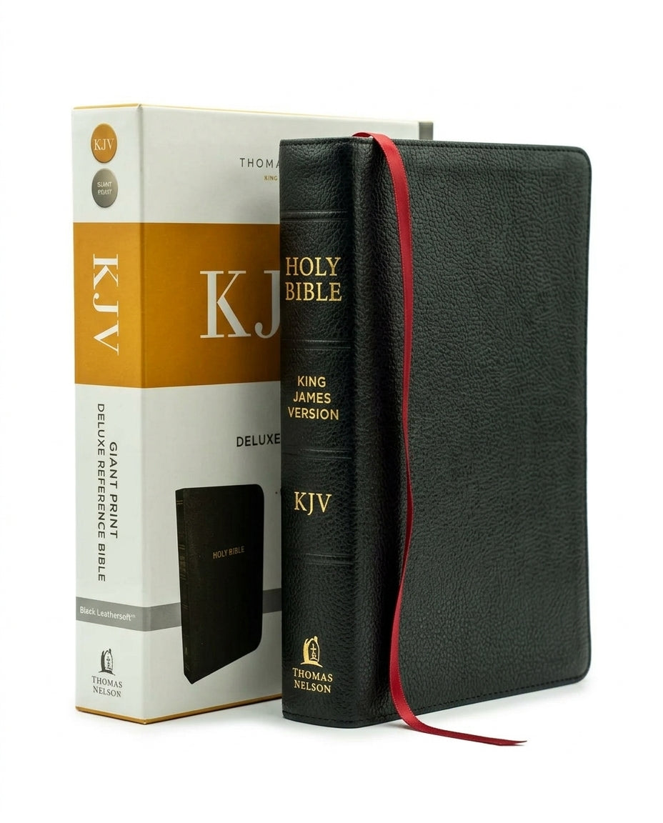 KJV Deluxe Giant Print Reference Bible - + NKJV Study Bible Comfort Print: The | Ch Combo