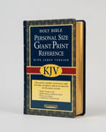 KJV Personal Size Giant Print Reference  + NIV Holy Bible Medium, Black | Christian Combo