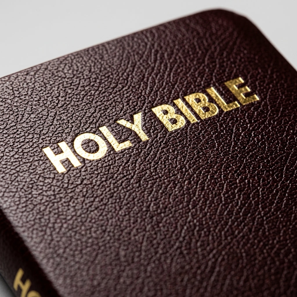 KJV Holy Bible - Burgundy Faux Leather w + KJV Thinline Reference Bible (Flexisoft, Combo