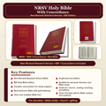 NRSV Holy Bible with Concordance – Hardcover, Anglicised Text (Bible Society of India)