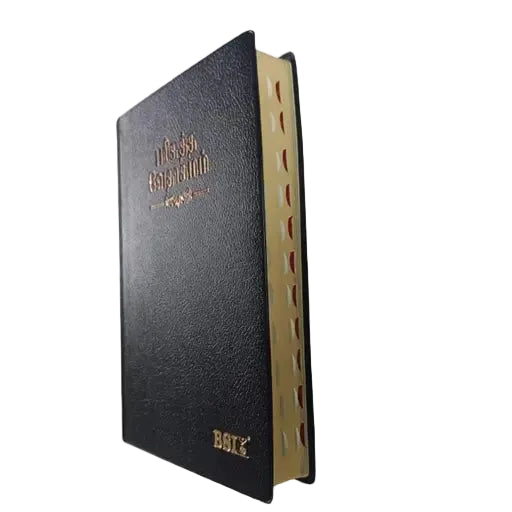 Tamil Bible with Korean Print, Index, Open Type Binding, and Golden Border