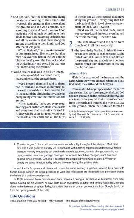 NIV Student Bible, Personal Size, Tan LeatherSoft Edition (ISBN: 9780310461715)