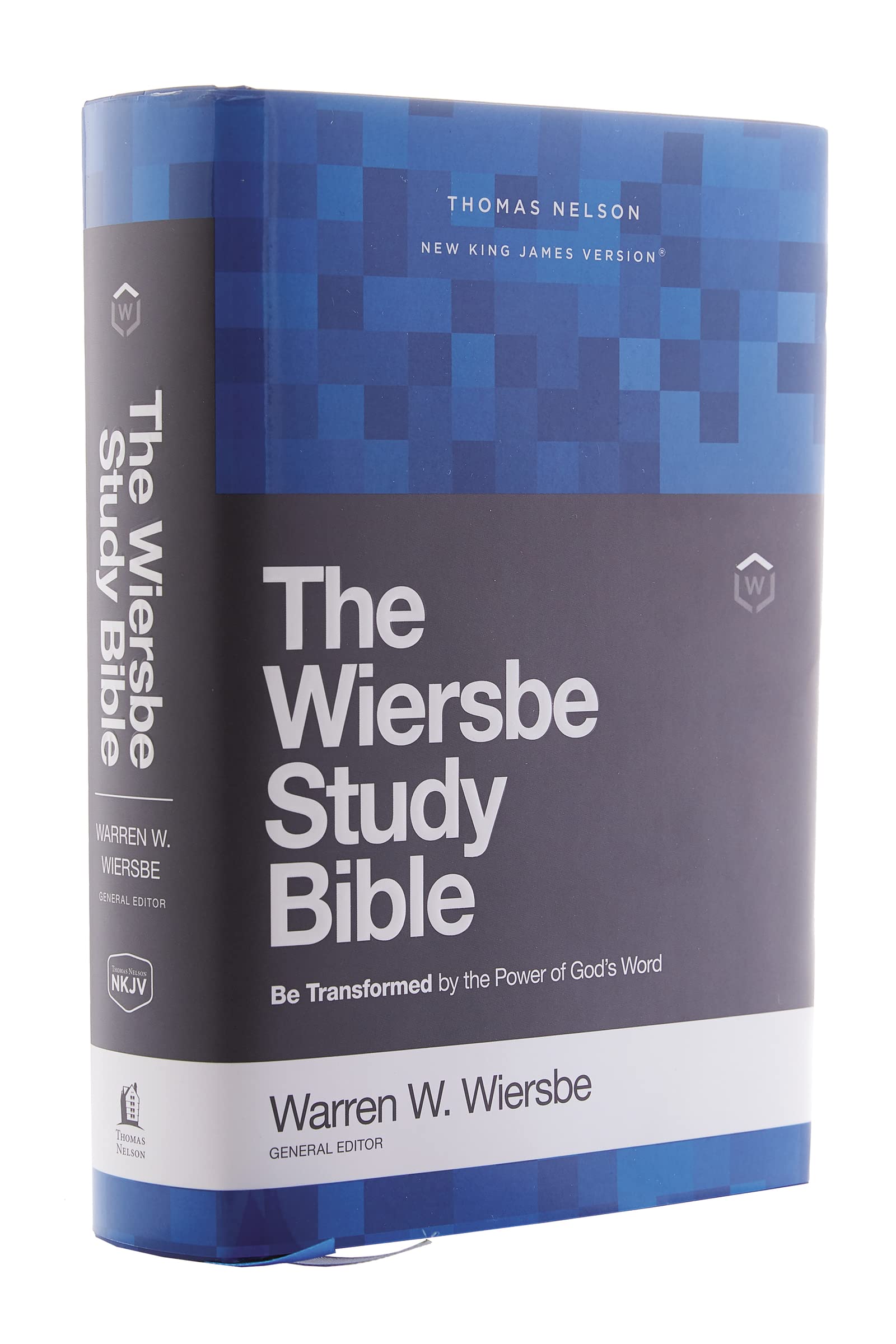 NKJV Wiersbe Study Bible Hardcover in Red Letter Comfort Print