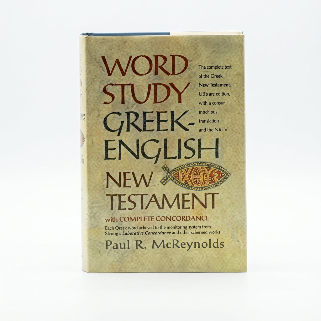 Studio photo of Word Study Greek-English New Testament: with complete concordance in hero