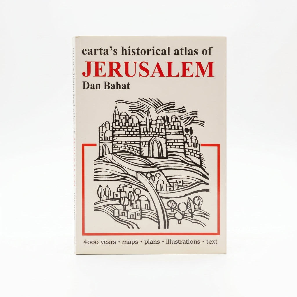 Studio photo of Carta's Historical Atlas of Jerusalem in hero
