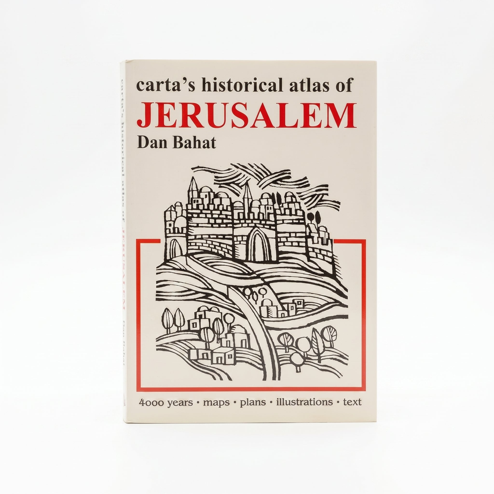Studio photo of Carta's Historical Atlas of Jerusalem in hero