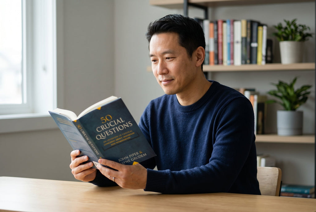 Studio photo of 50 Crucial Questions in lifestyle