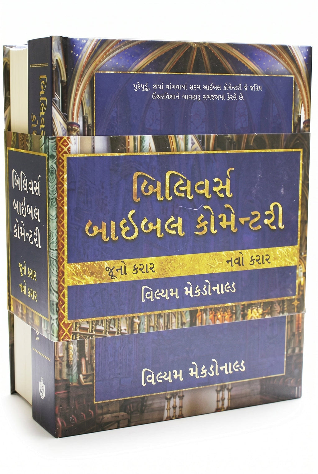 Studio photo of Believer's Bible Commentary (Gujarati) 2 Volume Set in hero
