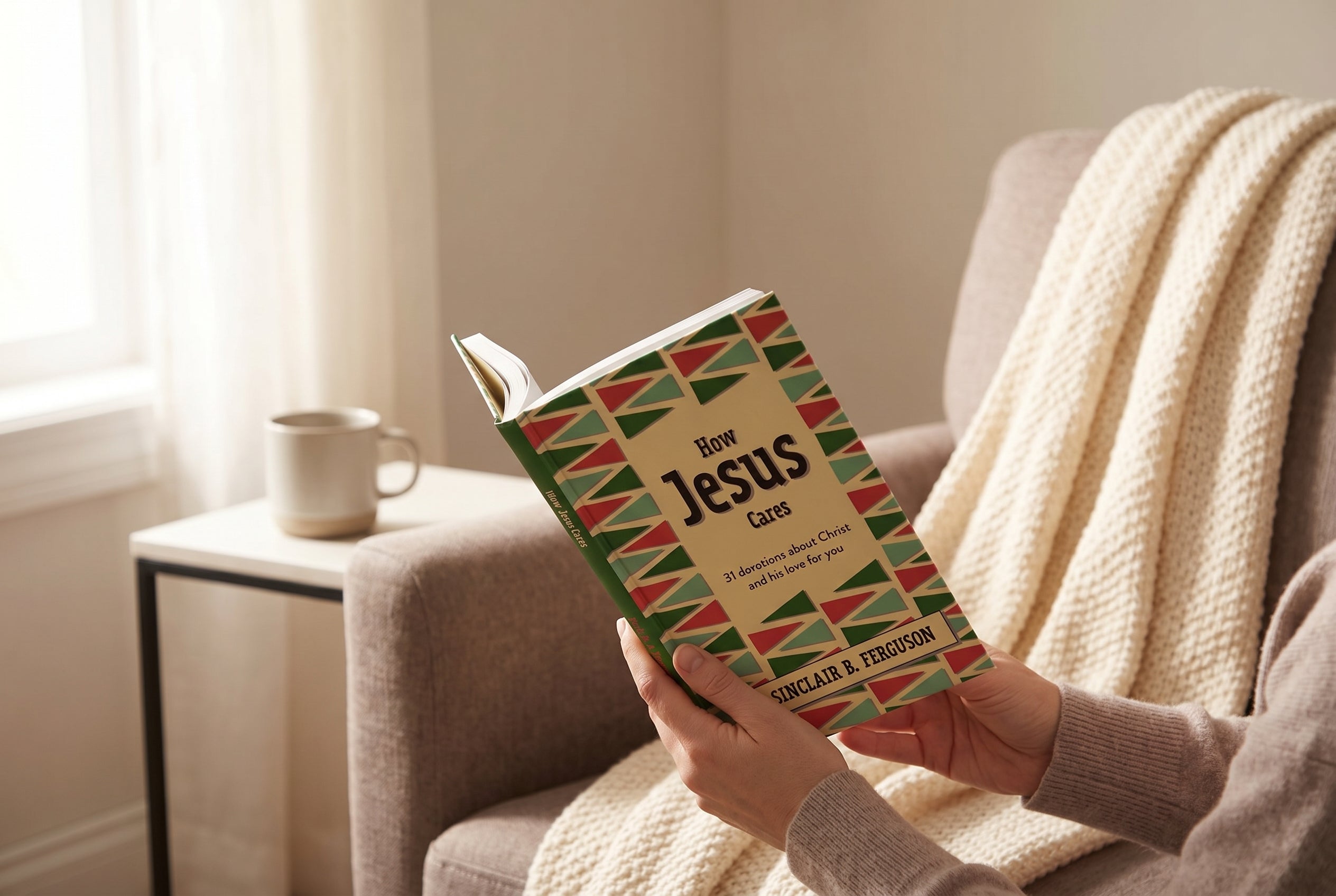 Studio photo of How Jesus Cares: 31 Devotions about Christ and his love for you in lifestyle