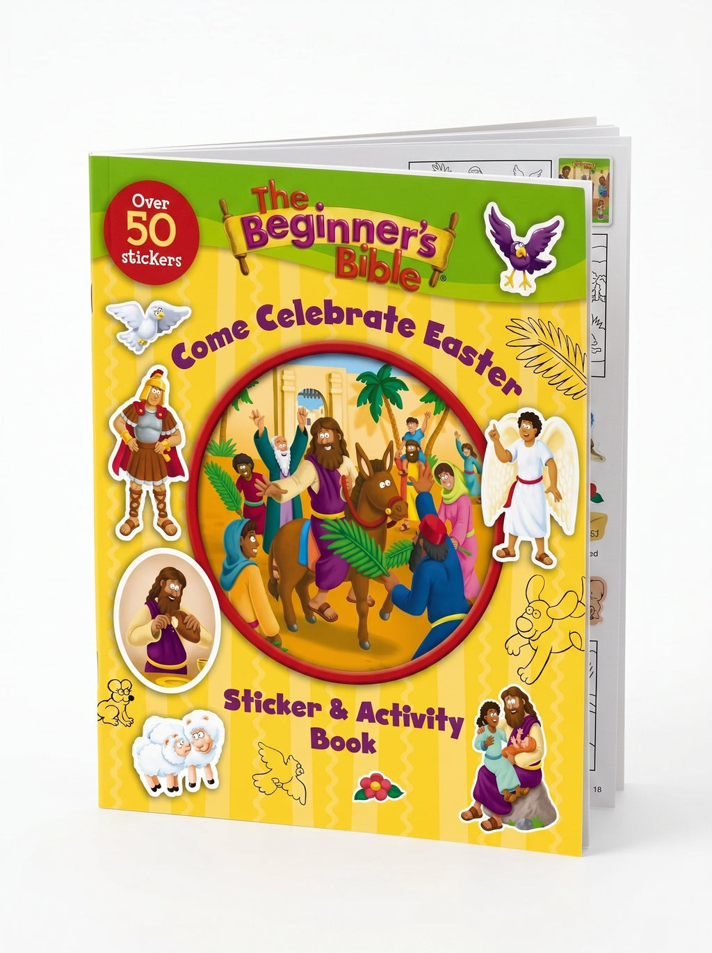Studio photo of The Beginner's Bible: Come Celebrate Easter Sticker and Activity Book in hero