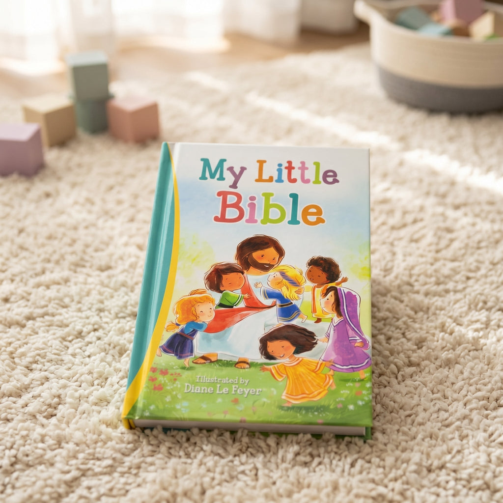 Studio photo of My Little Bible in lifestyle
