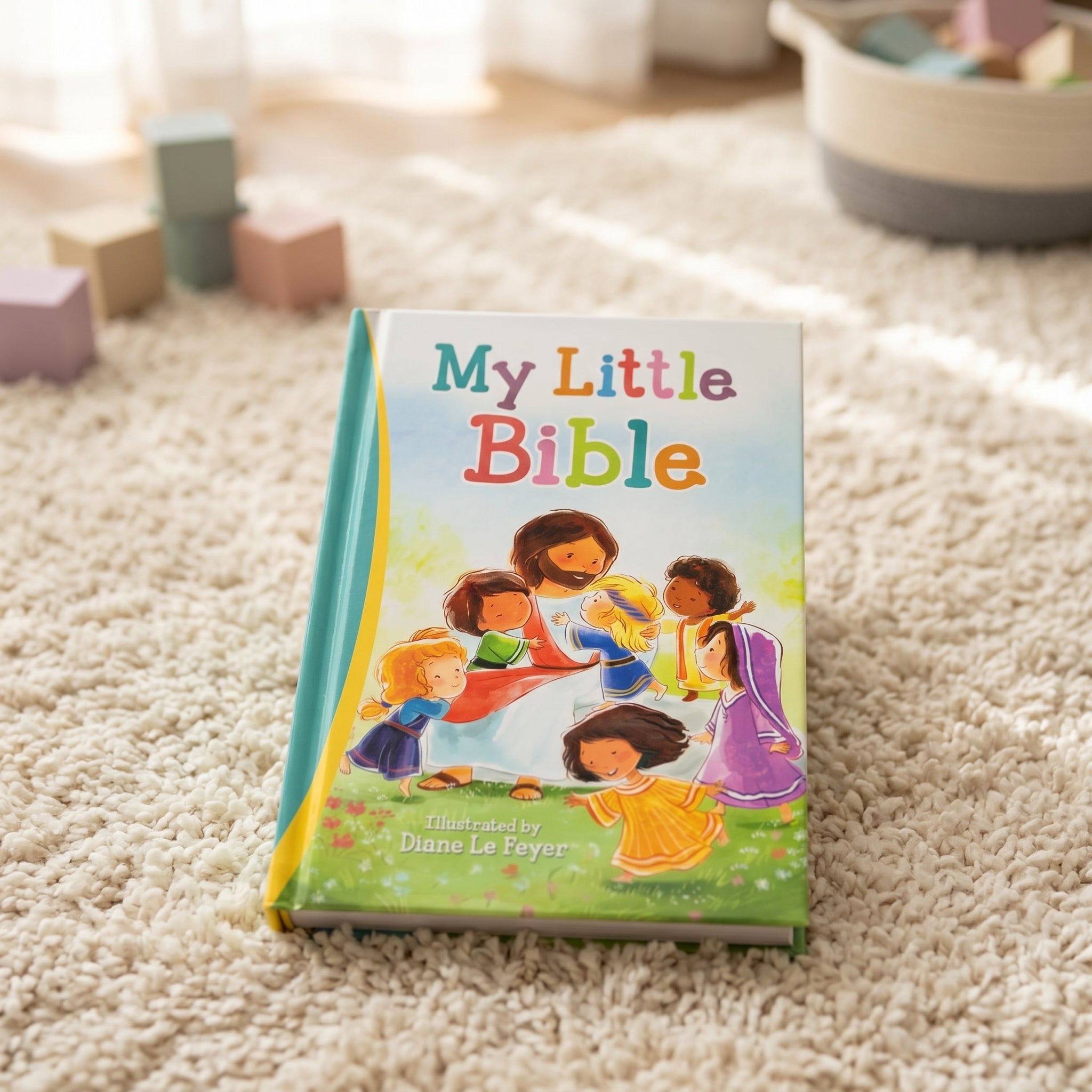 Studio photo of My Little Bible in lifestyle