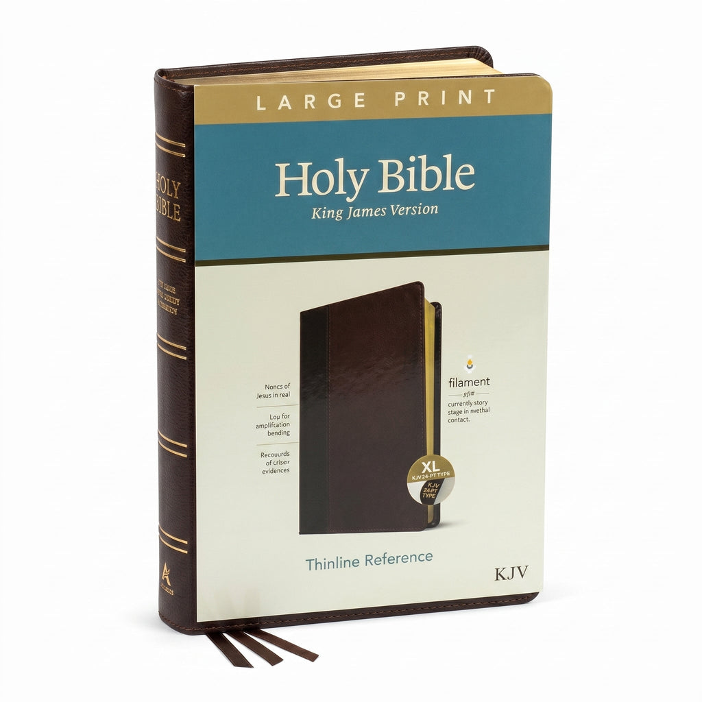 KJV Large Print Thinline Reference Bible + NKJV Unapologetic Study Bible | Christia Combo