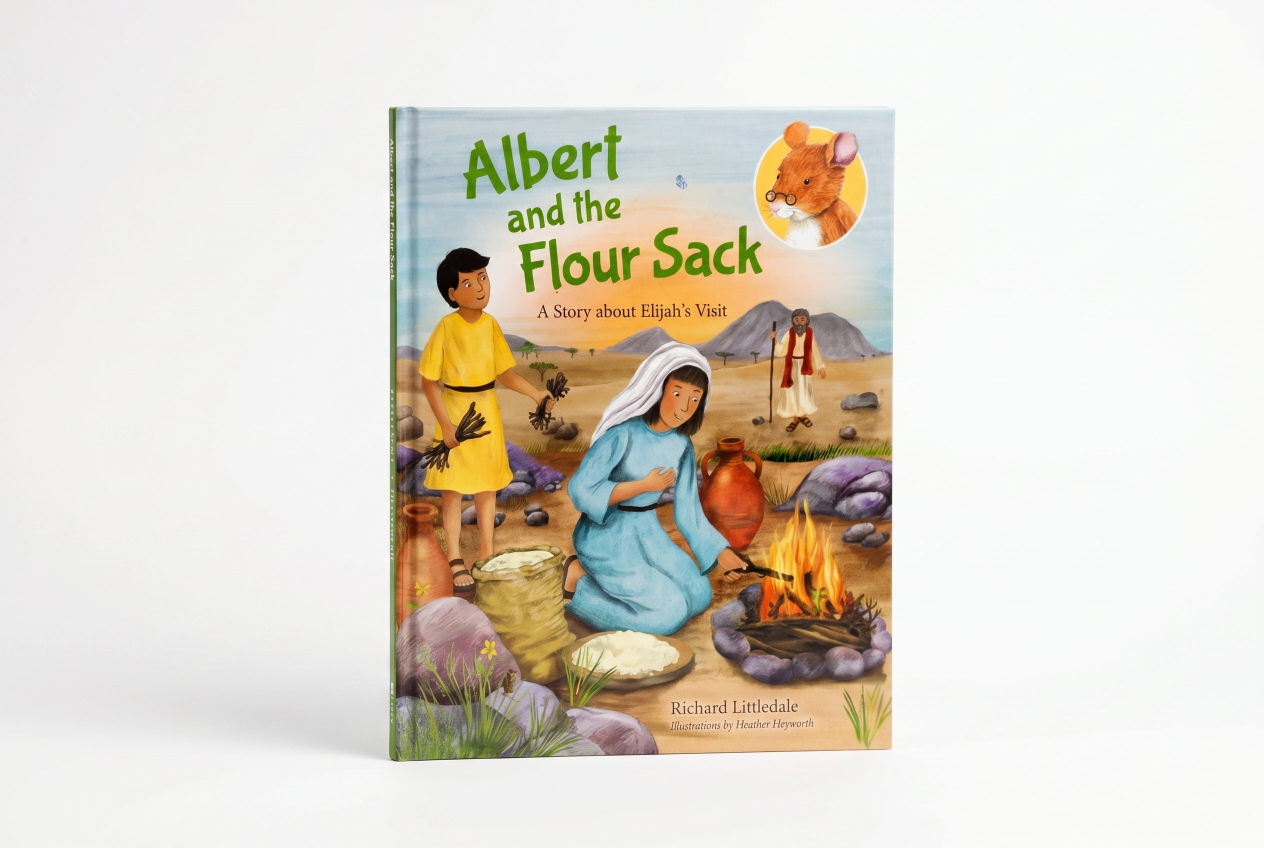 Studio photo of Albert and the Flour Sack: A Story about Elijah's Visit in hero