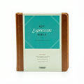 KJV Expressions Bible - Brown Grained Jo + KJV Holy Bible Super Giant Print | Chris Combo