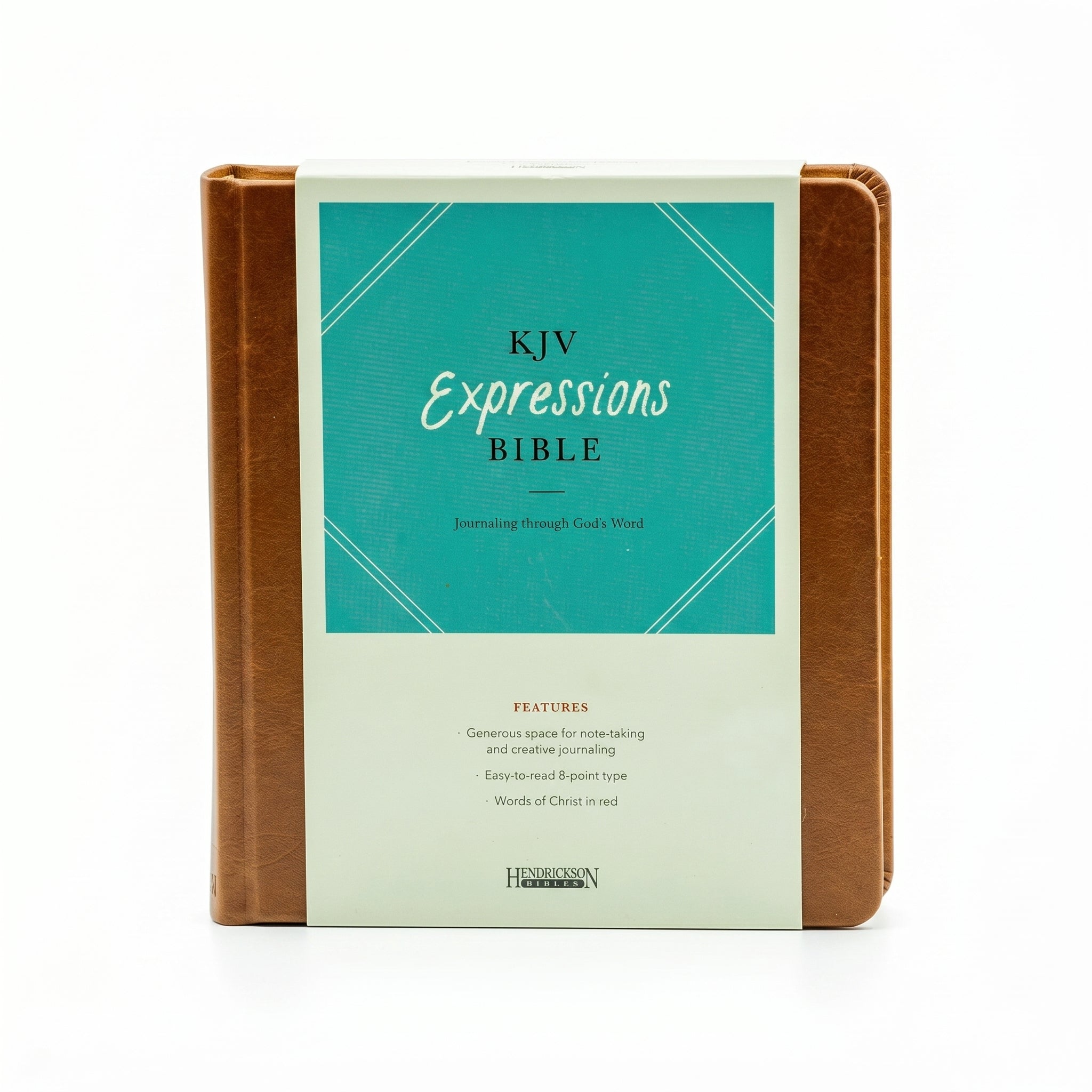 KJV Expressions Bible - Brown Grained Jo + KJV Holy Bible Super Giant Print | Chris Combo