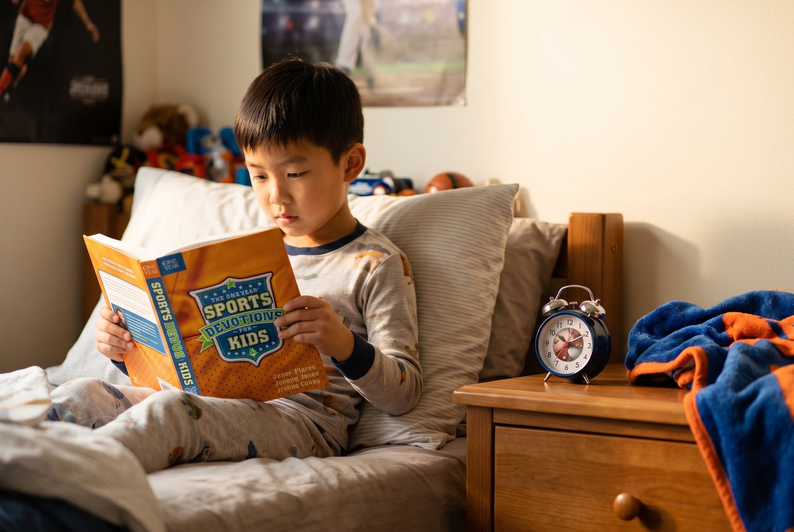 Studio photo of The One Year Sports Devotions for Kids in lifestyle