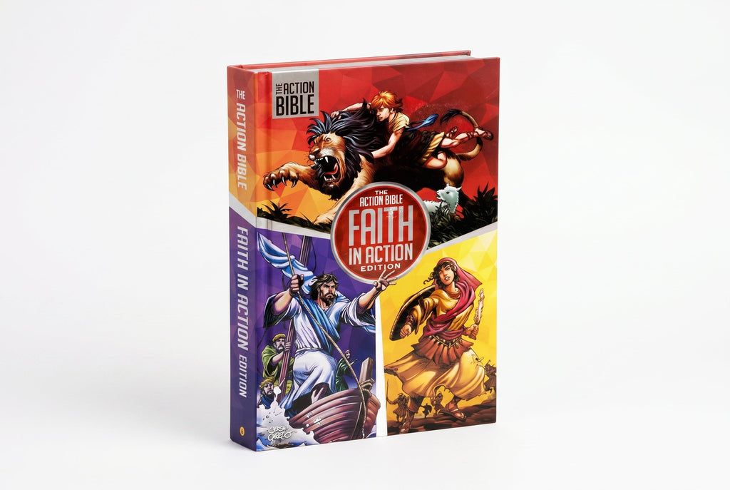 Studio photo of The Action Bible: Faith in Action Edition in hero