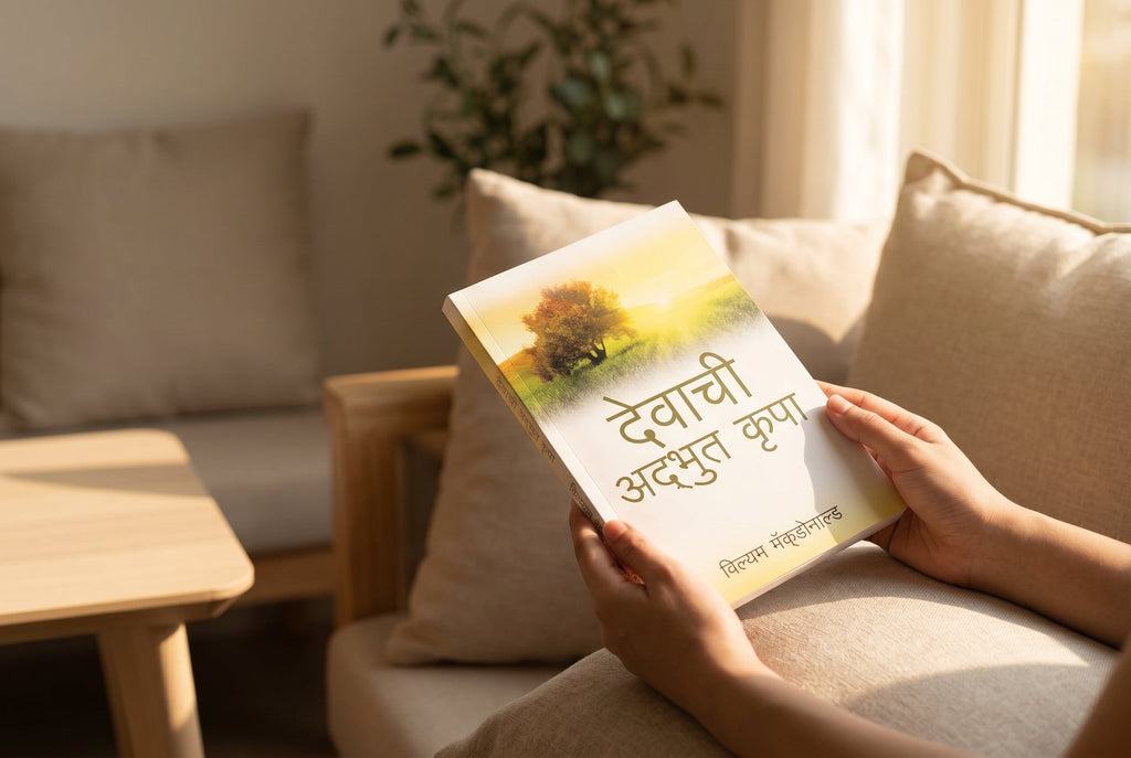 Studio photo of God's Amazing Grace (Marathi) in lifestyle