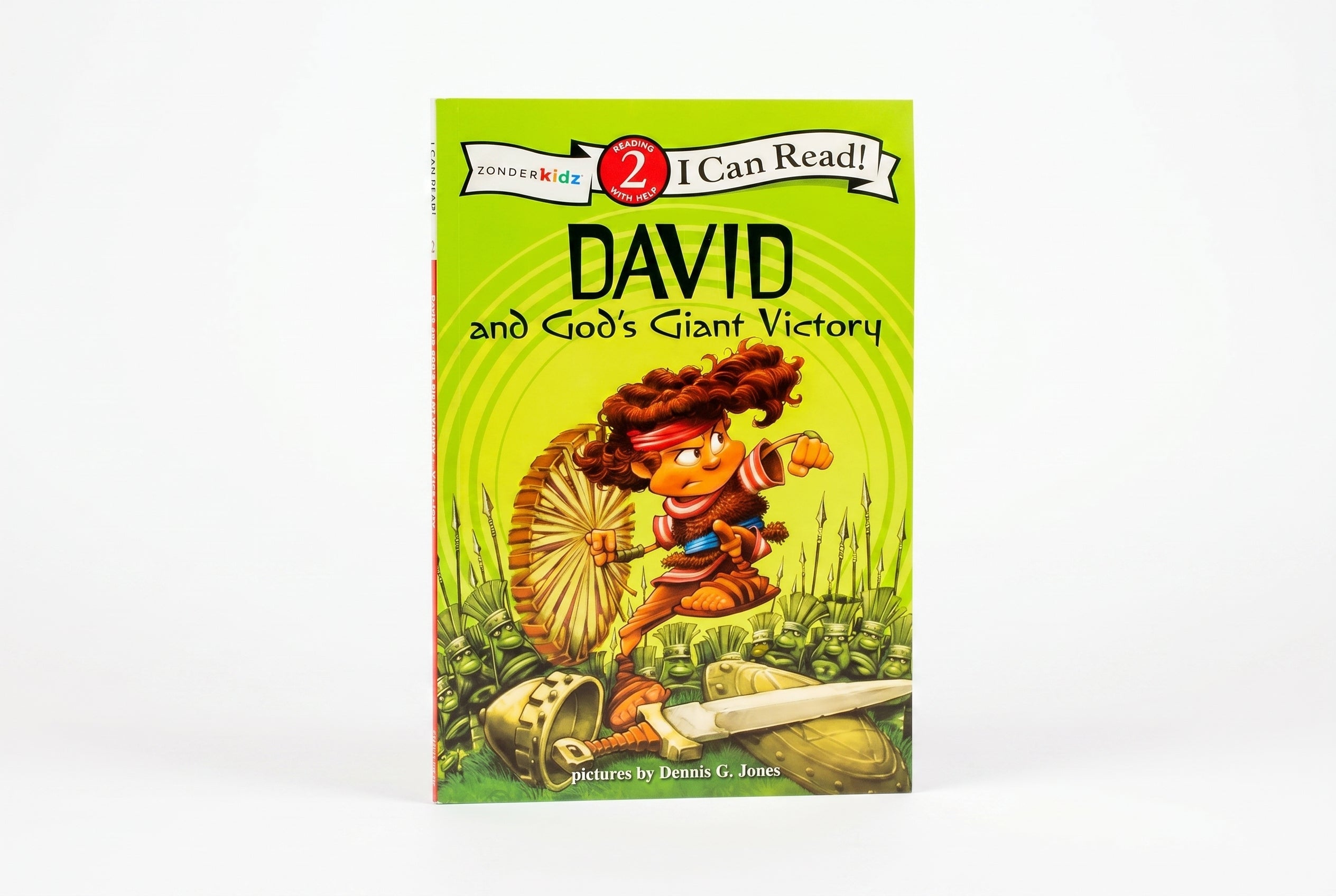 Studio photo of David and God's Giant Victory in hero