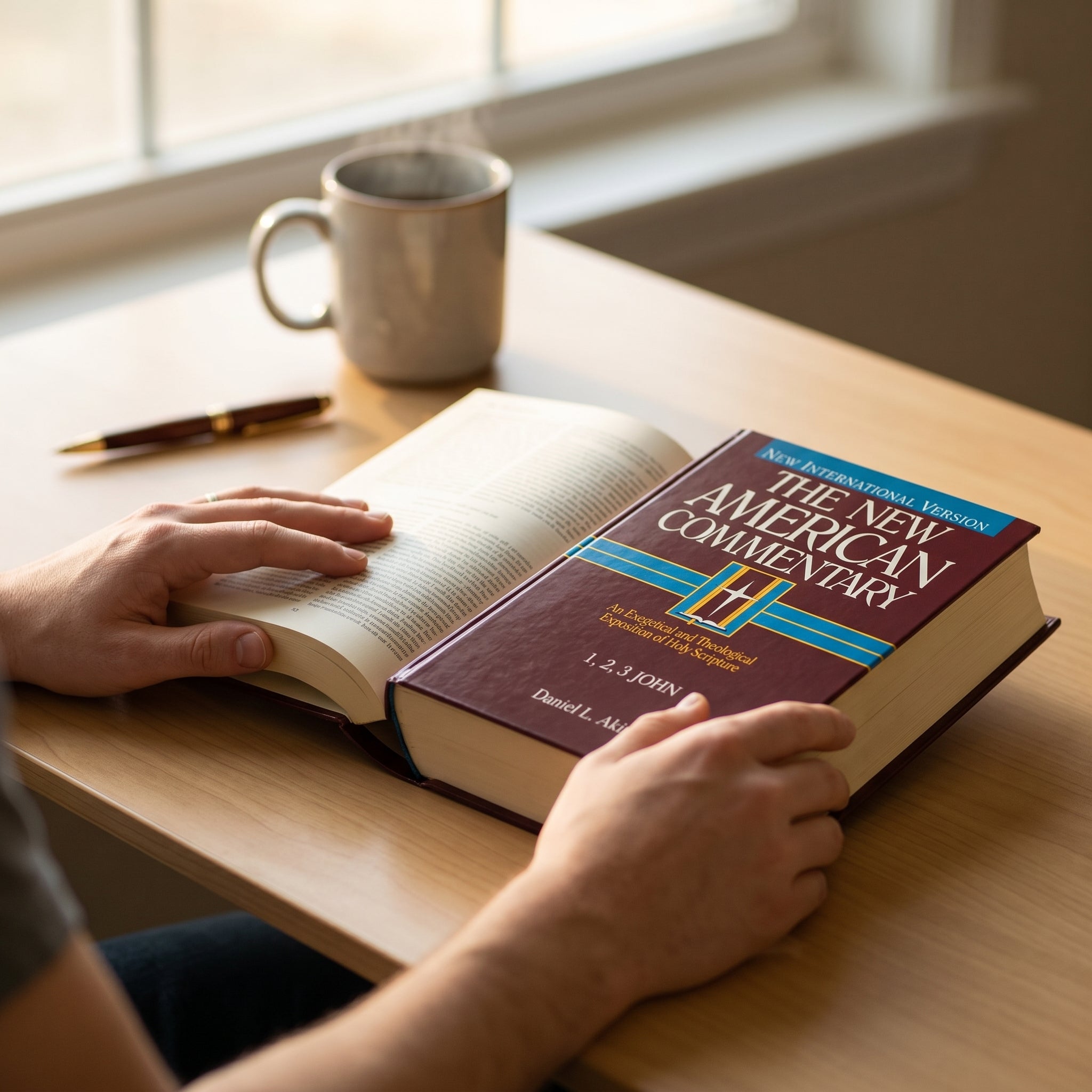 Studio photo of 1,2,3 John: An Exegetical and Theological Exposition of Holy Scripture, Volume 38 in lifestyle