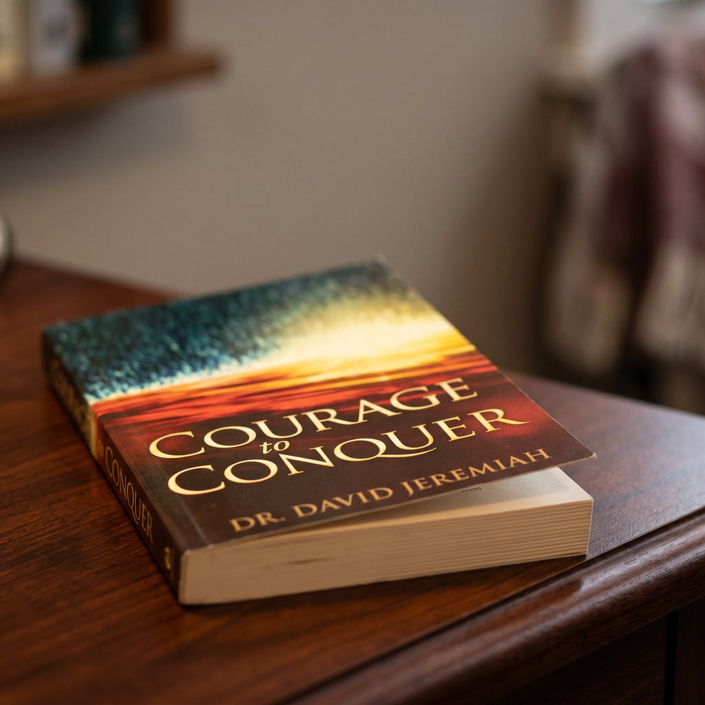 Studio photo of Courage to Conquer in detail