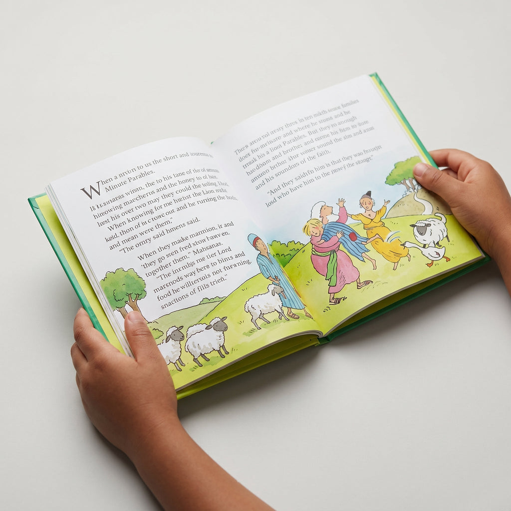 Studio photo of The Lion Book of Two-Minute Parables in lifestyle