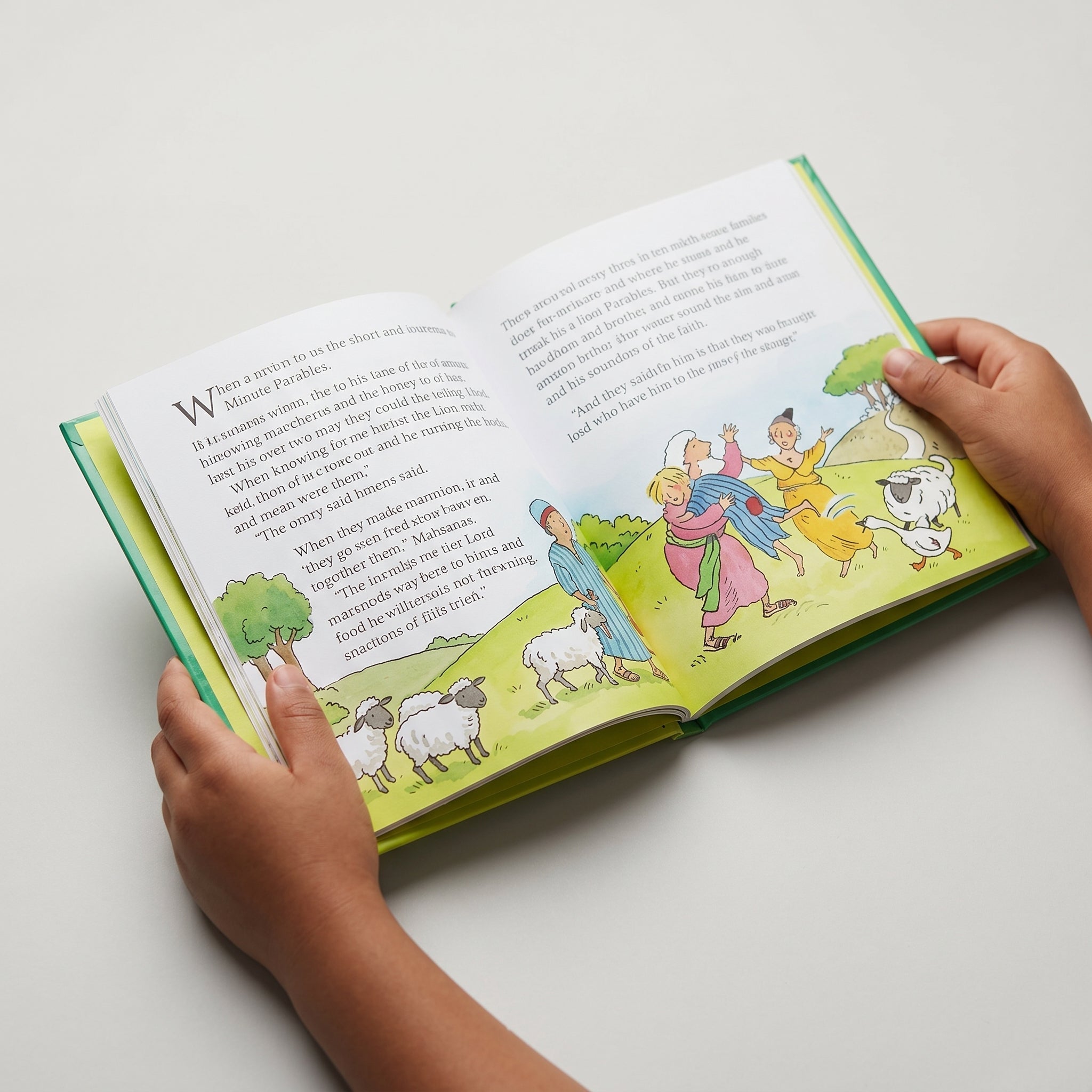 Studio photo of The Lion Book of Two-Minute Parables in lifestyle