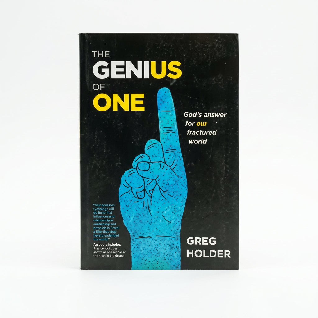 Studio photo of The Genius of One: God's Answer for Our Fractured World in hero