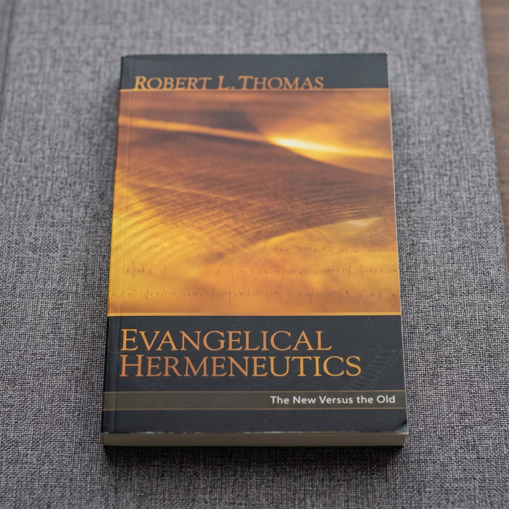 Studio photo of Evangelical Hermeneutics: The New Versus the Old in detail