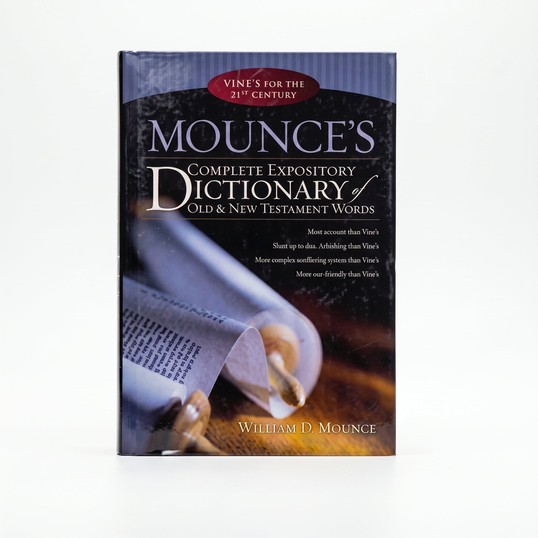 Studio photo of Mounce's Complete Expository Dictionary of Old and New Testament Words in hero