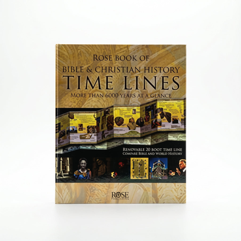 Studio photo of Rose Book of Bible & Christian History Time Lines in hero