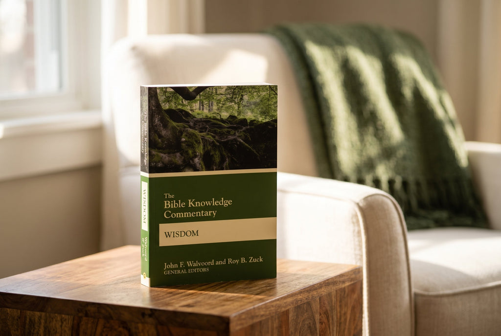 Studio photo of The Bible Knowledge Commentary Wisdom in lifestyle