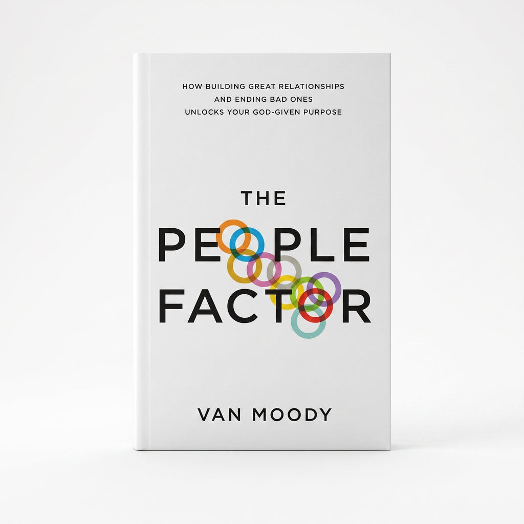 Studio photo of The People Factor: How Building Great Relationships and Ending Bad Ones Unlocks Your God-Given Purpose in hero