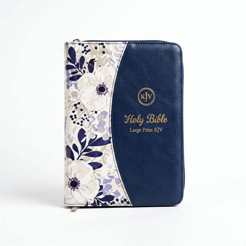 KJV Holy Bible Thinline Large Print thumb Index + A Girl after God's Own Heart Devotional | Christia