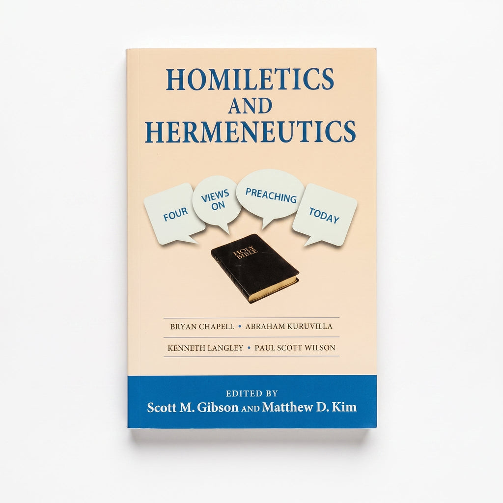 Studio photo of Homiletics and Hermeneutics: Four Views on Preaching Today in hero