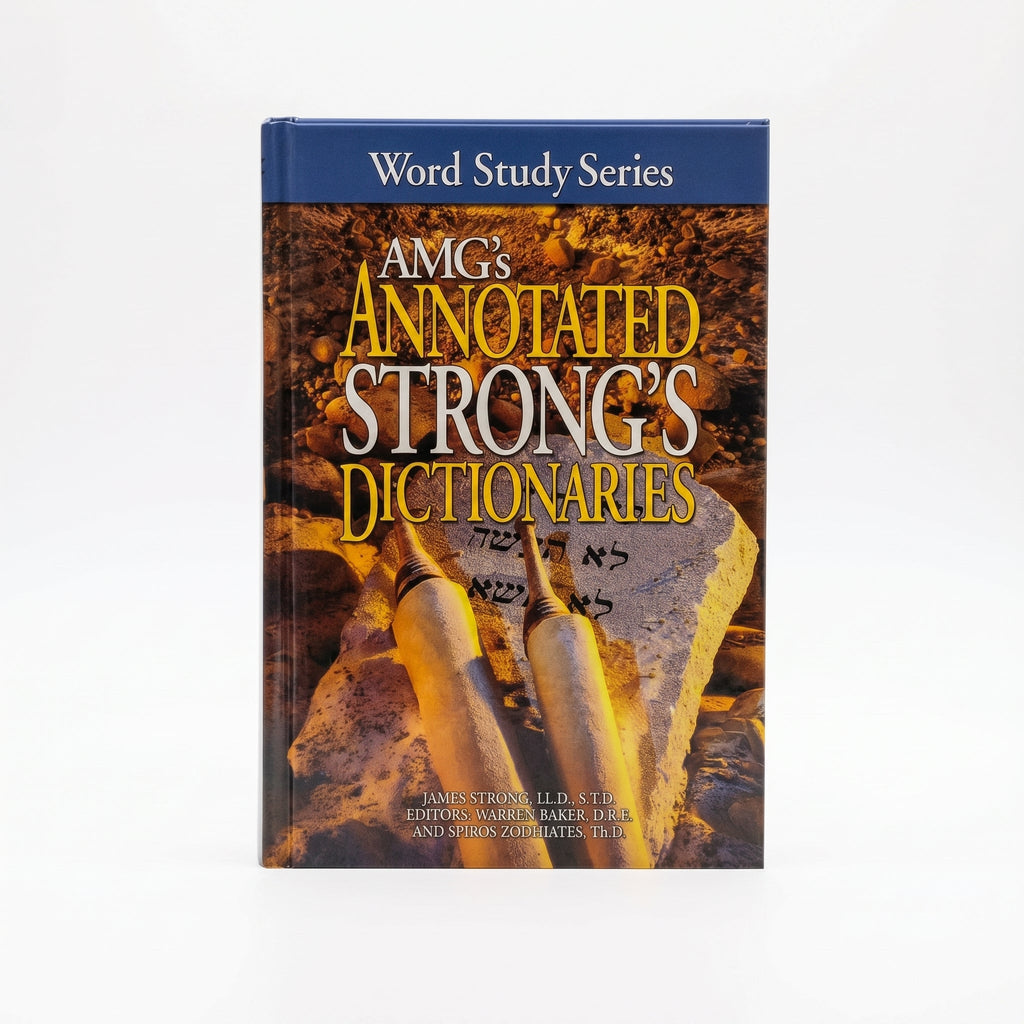 Studio photo of Amg's Annotated Strong's Dictionaries in hero
