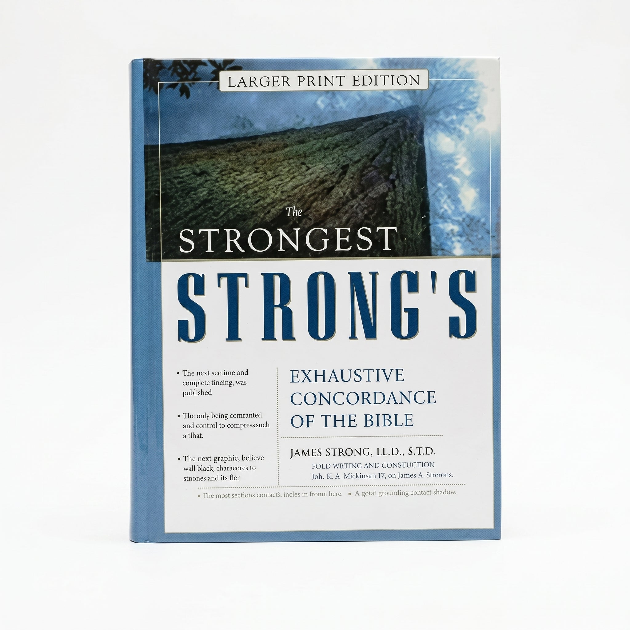 Studio photo of The Strongest Strong's Exhaustive Concordance of the Bible Larger Print Edition: The Most Accurate and Complete Strong's in hero