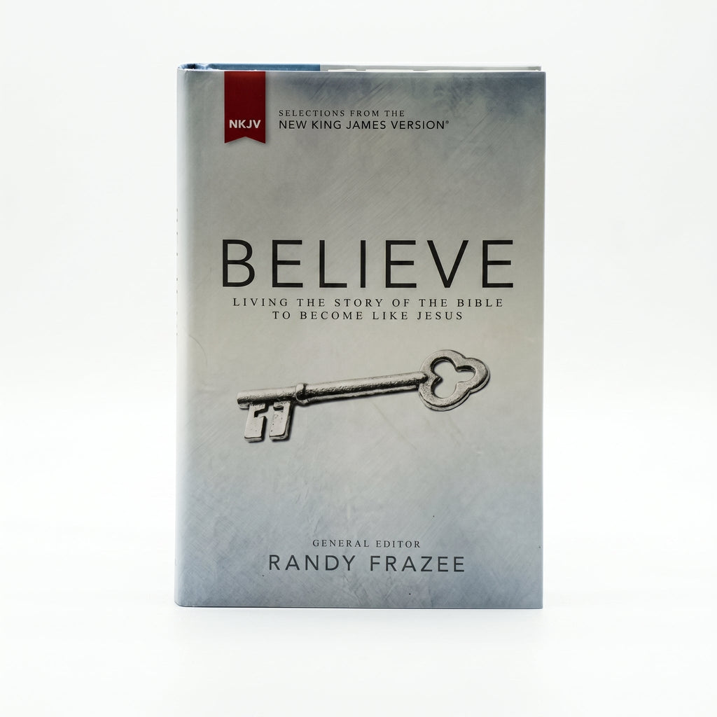 Studio photo of NKJV Believe: Living the Story of the Bible to Become Like Jesus in hero