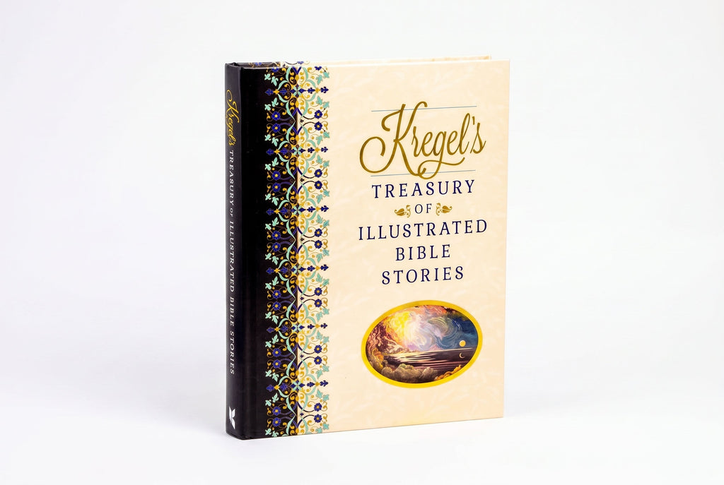 Studio photo of Kregels Treasury of Illustrated Bible Stories in hero