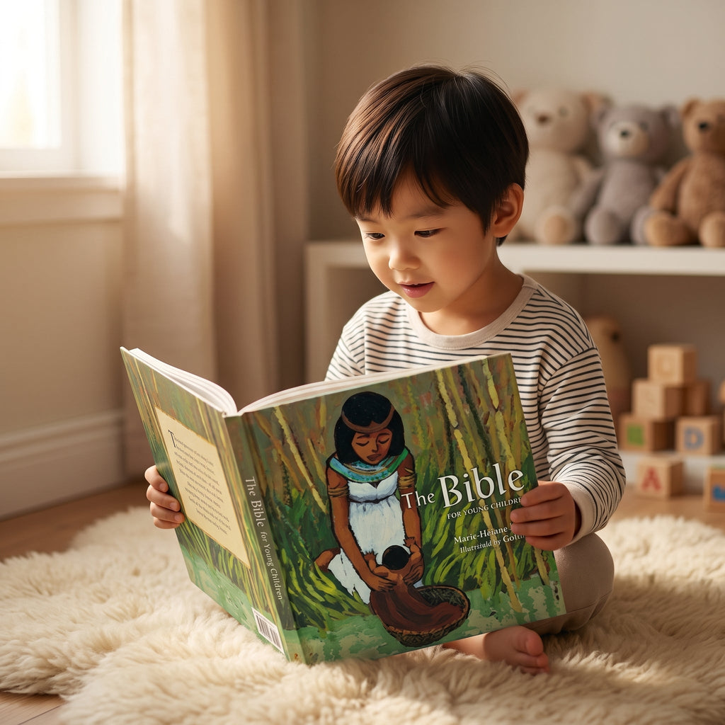 Studio photo of The Bible for Young Children in lifestyle