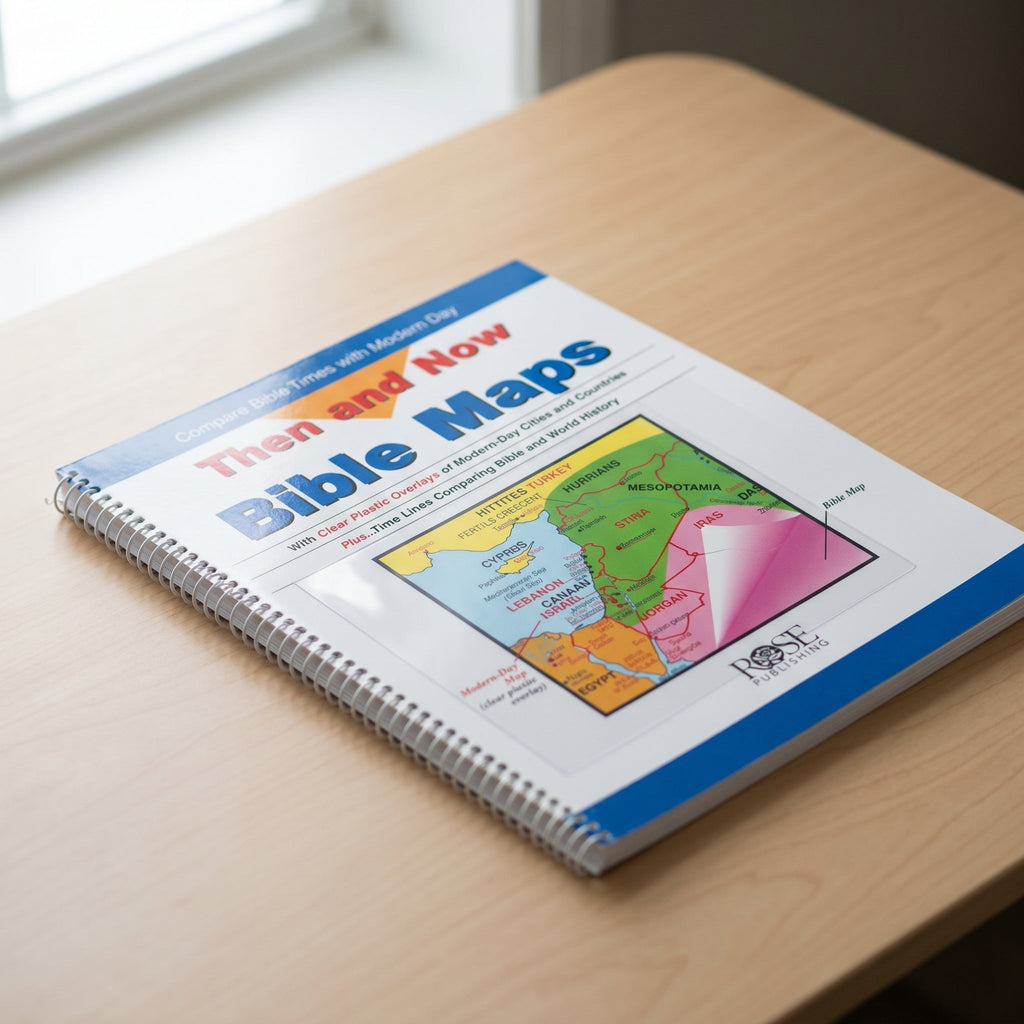 Studio photo of Then and Now Bible Maps Original in detail