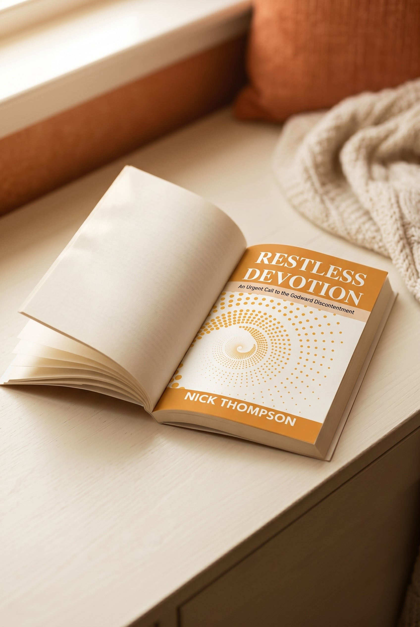 Studio photo of Restless Devotion: An Urgent call to the Godward Discontentment in lifestyle